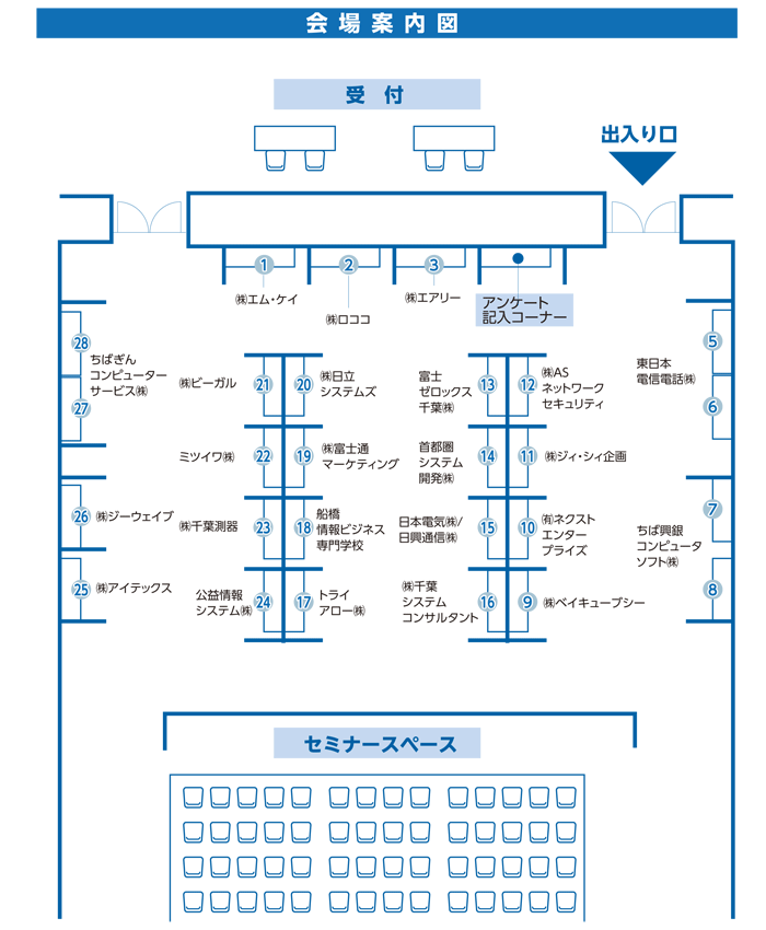 会場案内図